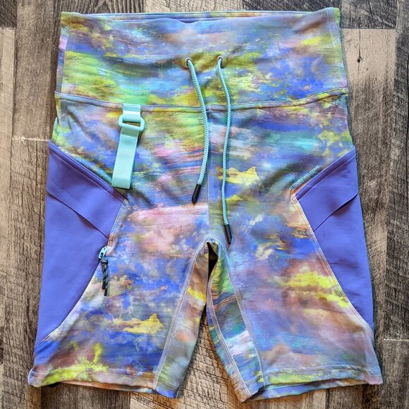 Lululemon Cargo Super-High-Rise Hiking Shorts Tie Dye Rock Climbing - Picture 2 of 6